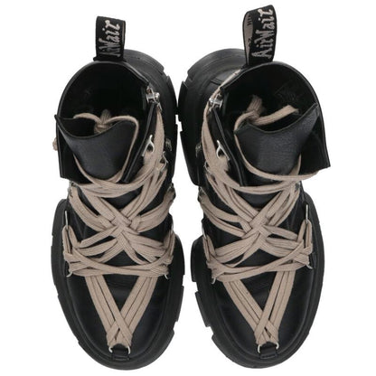 Rick Owens DMXL Mega Lace Side Zip Boots Black Size 7.5