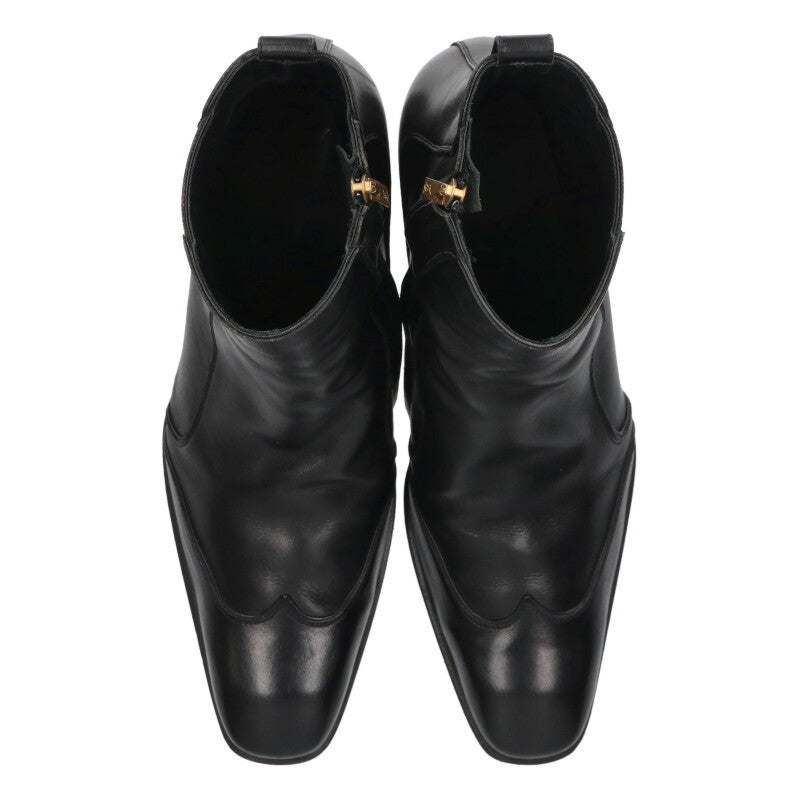 Yves Saint Laurent Rive Gauche Johnny Zip Boots Size 39.5