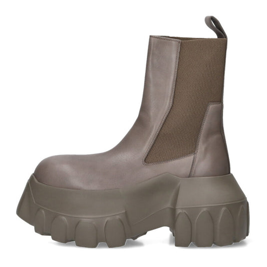 Rick Owens BEATLE MEGA TRACTOR Boots Gray Size 6