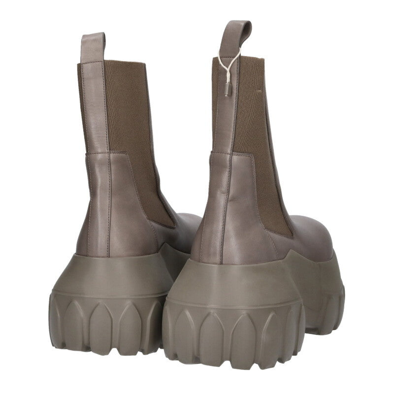 Rick Owens BEATLE MEGA TRACTOR Boots Gray Size 6