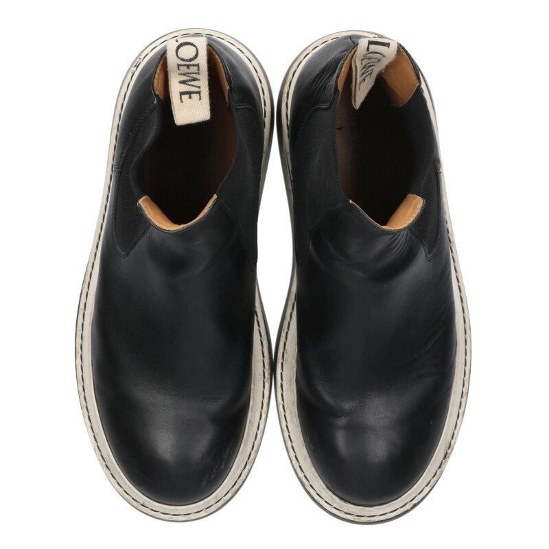 LOEWE Bicolor Chelsea Boots Black/White Size 8.5