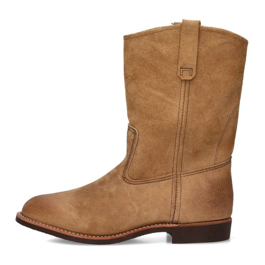 RED WING 8060 Suede Pecos Boots Beige Size 10.5E