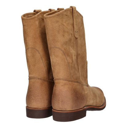 RED WING 8060 Suede Pecos Boots Beige Size 10.5E