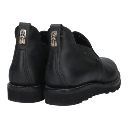 Chrome Hearts Romeo Dagger Leather Side-Gore Boots Size 8.5E