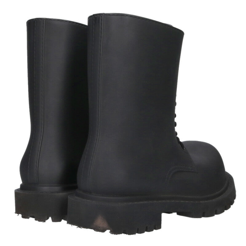 BALENCIAGA Steroid Lace-up Boots Black Size 15