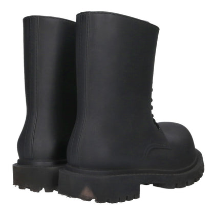 BALENCIAGA Steroid Lace-up Boots Black Size 15