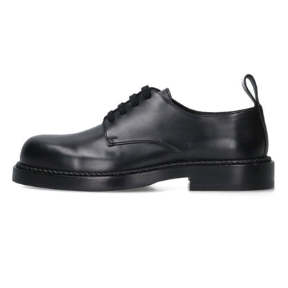 BOTTEGA VENETA Lace-Up Leather Boots Black Size 7.5