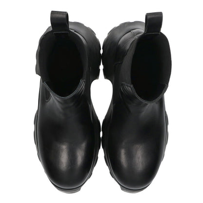 Rick Owens Beatle Mega Tractor Leather Boots Black Size 6.5