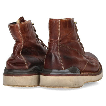 VISVIM Virgil Leather Boots Brown Size 8