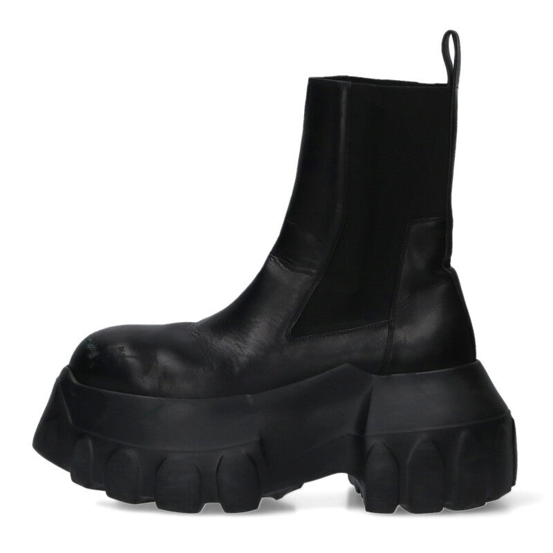 Rick Owens Beatle Mega Tractor Leather Boots Size 8.5