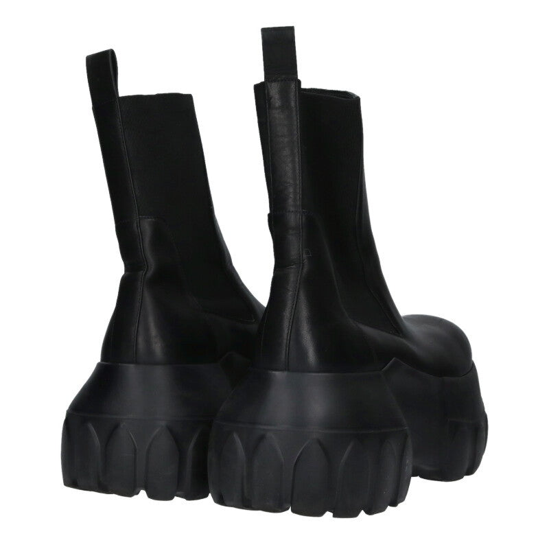 Rick Owens Beatle Mega Tractor Leather Boots Size 8.5