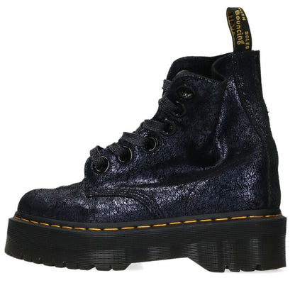 Dr.Martens MOLLY Crackle Finish Platform Boots Size 6.5