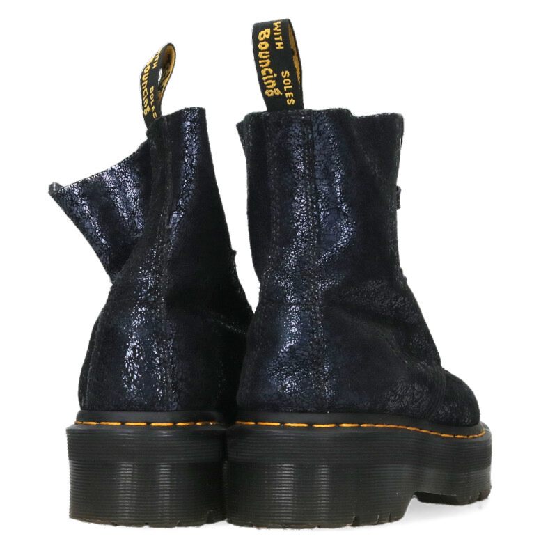 Dr.Martens MOLLY Crackle Finish Platform Boots Size 6.5