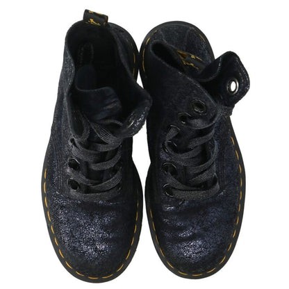 Dr.Martens MOLLY Crackle Finish Platform Boots Size 6.5