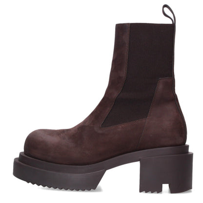 Rick Owens BEATLE BOGUN Nubuck Leather Boots Size 7.5