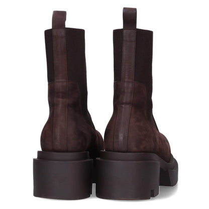 Rick Owens BEATLE BOGUN Nubuck Leather Boots Size 7.5