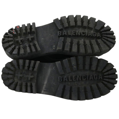 BALENCIAGA Strike Leather Boots Black Size 9.5