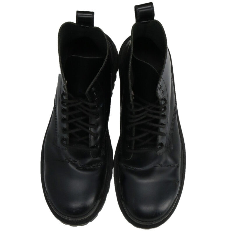 BALENCIAGA Strike Leather Boots Black Size 9.5
