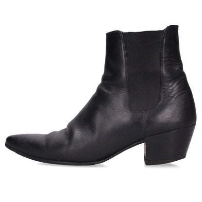 CELINE Black Jacno Leather Boots Size 6