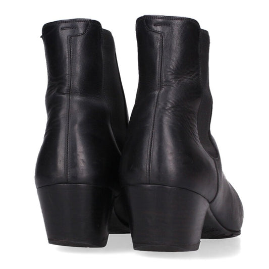 CELINE Black Jacno Leather Boots Size 6