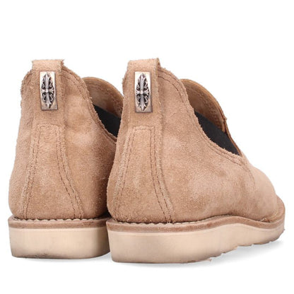 Chrome Hearts Romeo Silver Side-Gore Boots Beige Size 7E