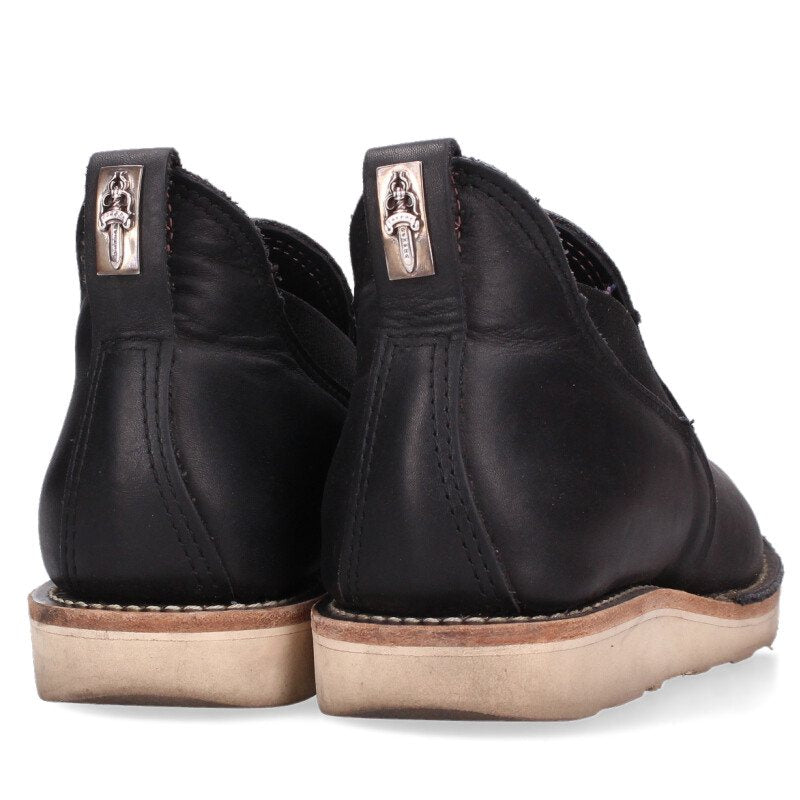Chrome Hearts Romeo Silver Side-Gore Boots Black Size 7E