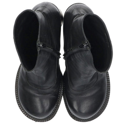 Maison Margiela 19AW Heeled Leather Boots Black Size 8