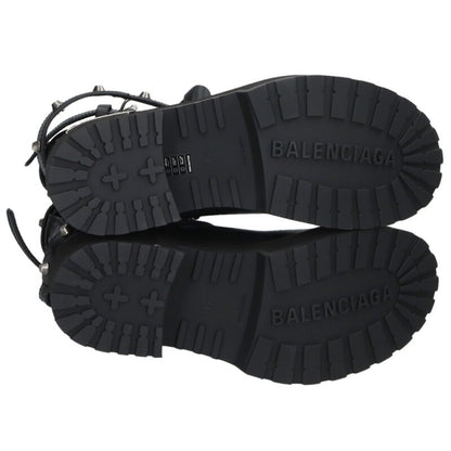 BALENCIAGA Venom City Bootie Worn Calf Leather Size 7.5