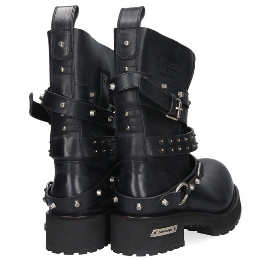 BALENCIAGA Venom City Bootie Worn Calf Leather Size 9.5