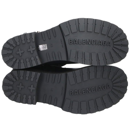 BALENCIAGA Venom City Bootie Worn Calf Leather Size 9.5