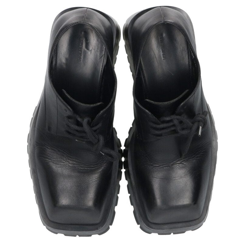 BALENCIAGA Trooper Derby Boots Black Size 7.5