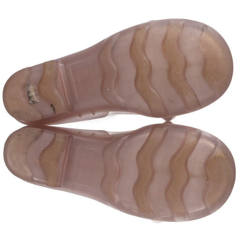 LOEWE Clear Rubber Rain Boots Size 8.5