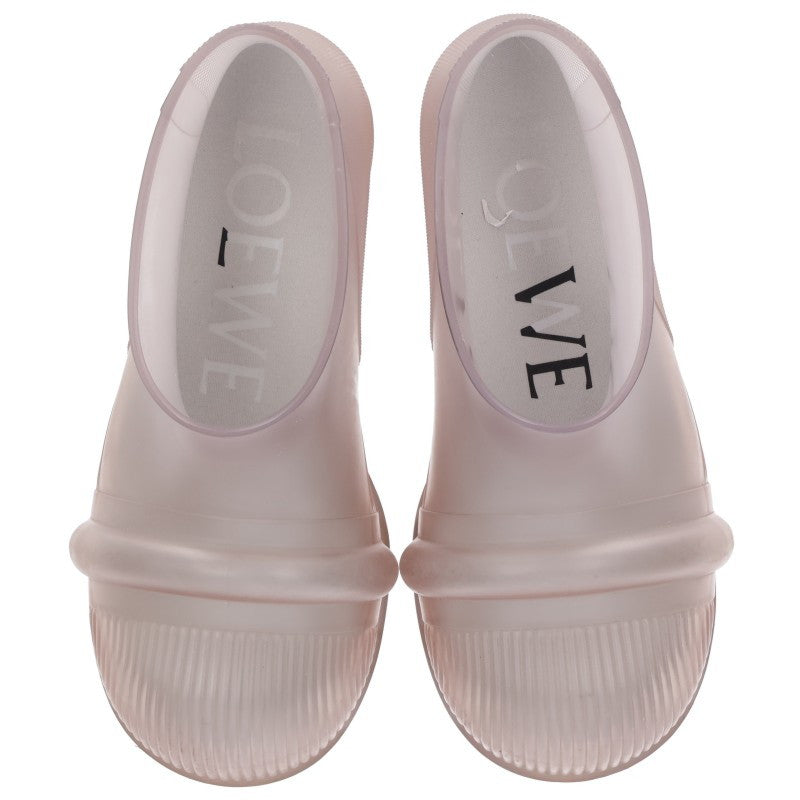 LOEWE Clear Rubber Rain Boots Size 8.5