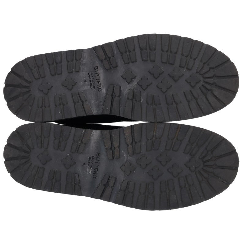 BUTTERO ALPI Mountain Leather Boots Black Size 7.5