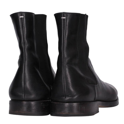 Maison Margiela Side Gore Leather Tabi Boots Black Size EU 43