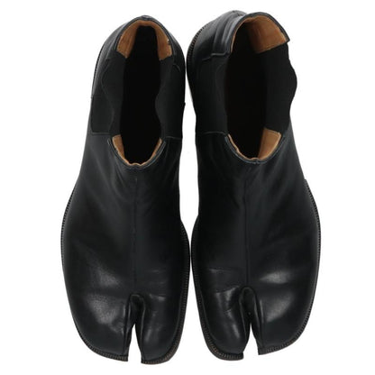 Maison Margiela Side Gore Leather Tabi Boots Black Size EU 43