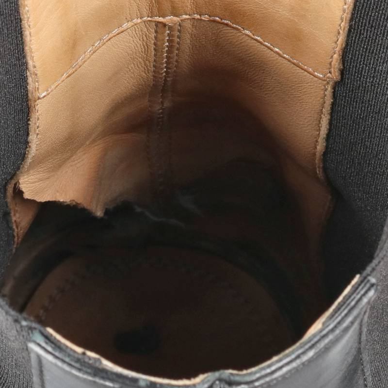 Maison Margiela Side Gore Leather Tabi Boots Black Size EU 43