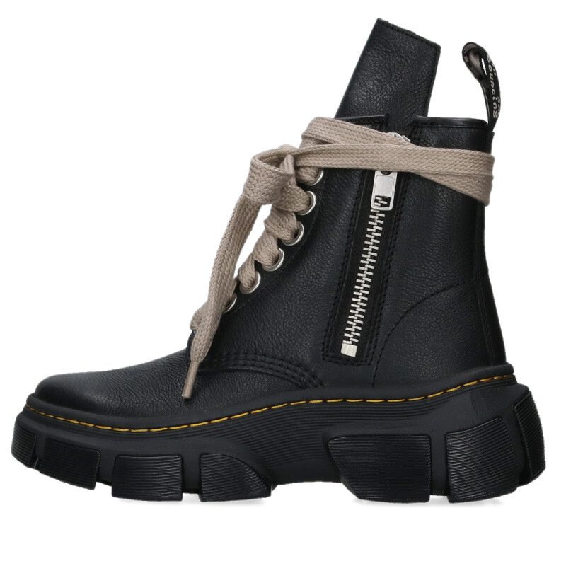Rick Owens DMXL Jumbo Lace Side Zip Boot Black Size 6