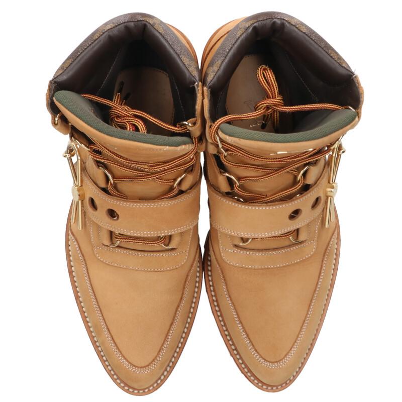 LOUISVUITTON LV Creeper Monogram Ankle Boots Size 6.5