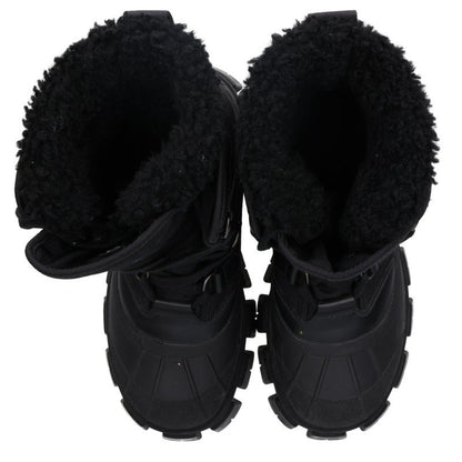 PRADA Monolith Shearling Re-Nylon High-Cut Boots Size 7.5