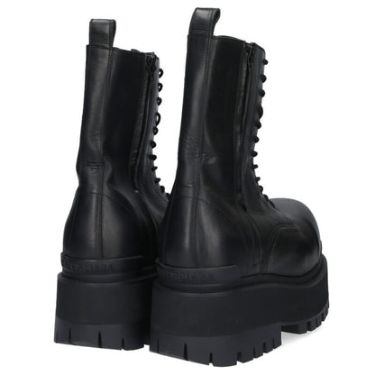 BALENCIAGA Giant Leather Boots Black Size 9.5