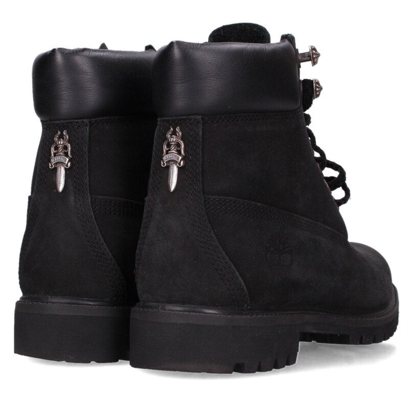 Chrome Hearts Dagger Cross Premium Boots Black Size 8.5M