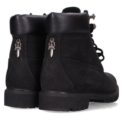 Chrome Hearts Dagger Cross Premium Boots Black Size 8.5M