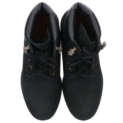 Chrome Hearts Dagger Cross Premium Boots Black Size 8.5M