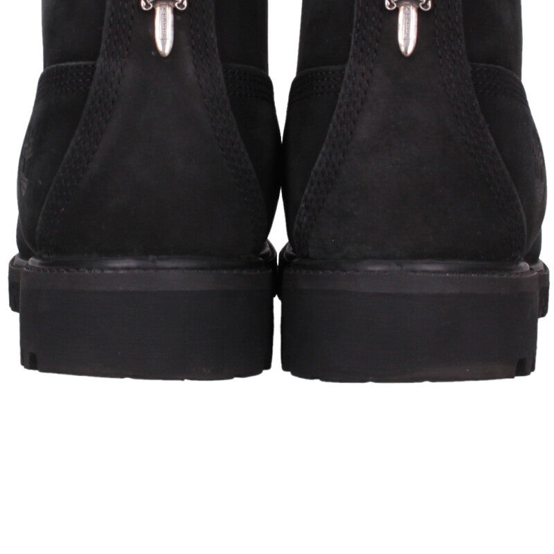 Chrome Hearts Dagger Cross Premium Boots Black Size 8.5M