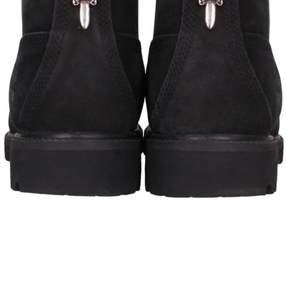 Chrome Hearts Dagger Cross Premium Boots Black Size 8.5M