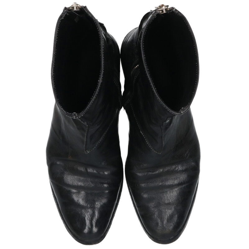 CAROL CHRISTIAN POELL Diagonal Zip Boots Black Size 13