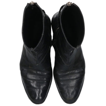 CAROL CHRISTIAN POELL Diagonal Zip Boots Black Size 13