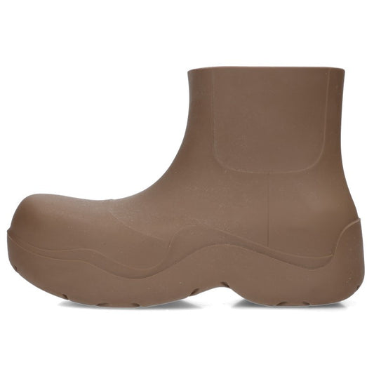 BOTTEGA VENETA Puddle Rubber Rain Boots Brown Size 8.5