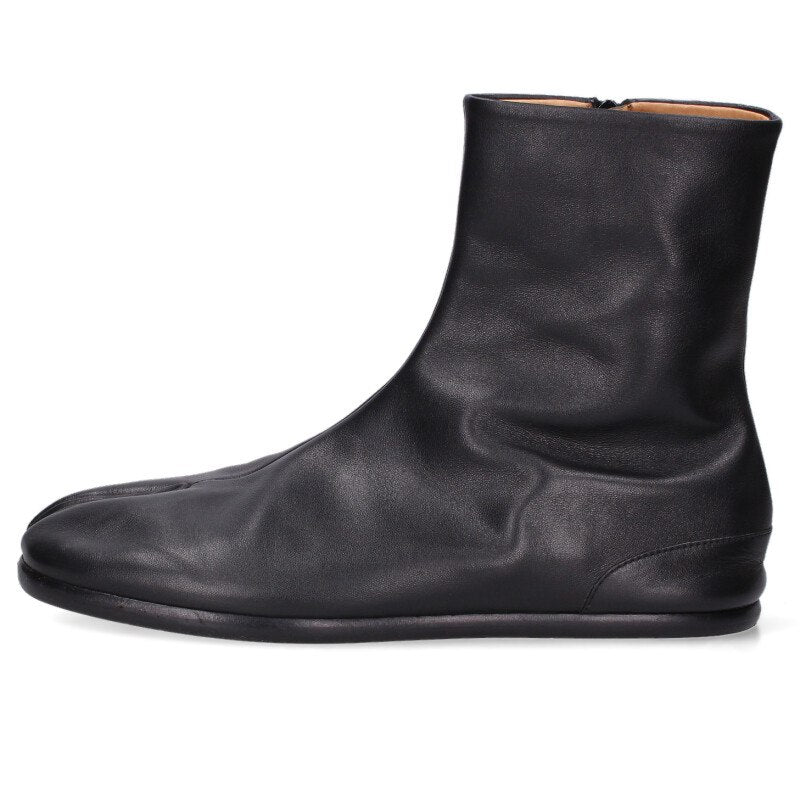 Maison Margiela Tabi Boots Flat Black Size 8.5